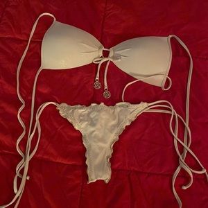 Luli Fama Nude Shimmer Bikini